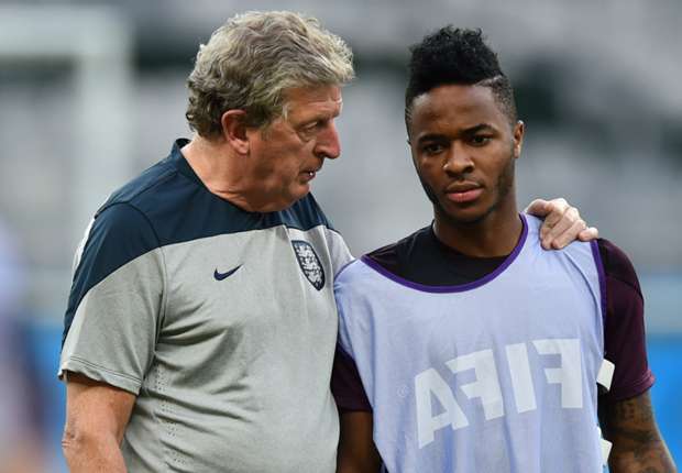 Roy Hodgson & Raheem Sterlin