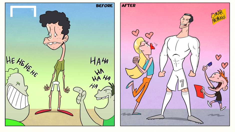 Cartoon of the Day: Cristiano Ronaldo muscle