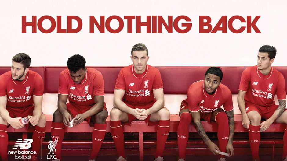 Raheem Sterling Liverpool kit launch