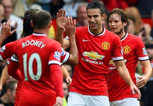 Robin van Persie Premier League Manchester United v West Ham 270914