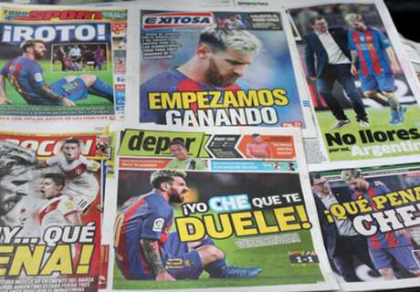 Perú, 'feliz' por la baja de Messi