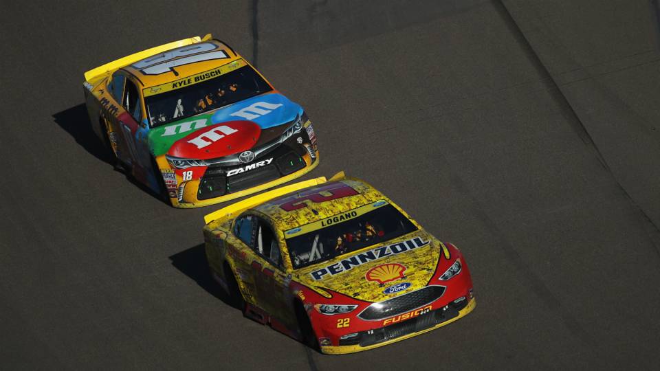 Joey Logano & Kyle Busch NASCAR Sprint Cup Series Can-Am 500 13112016