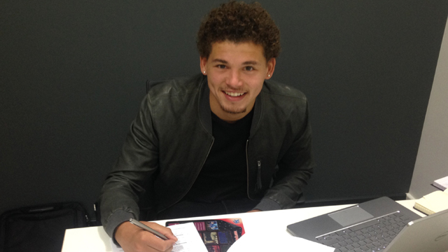 KALVIN 'OVER THE MOON' TO SIGN