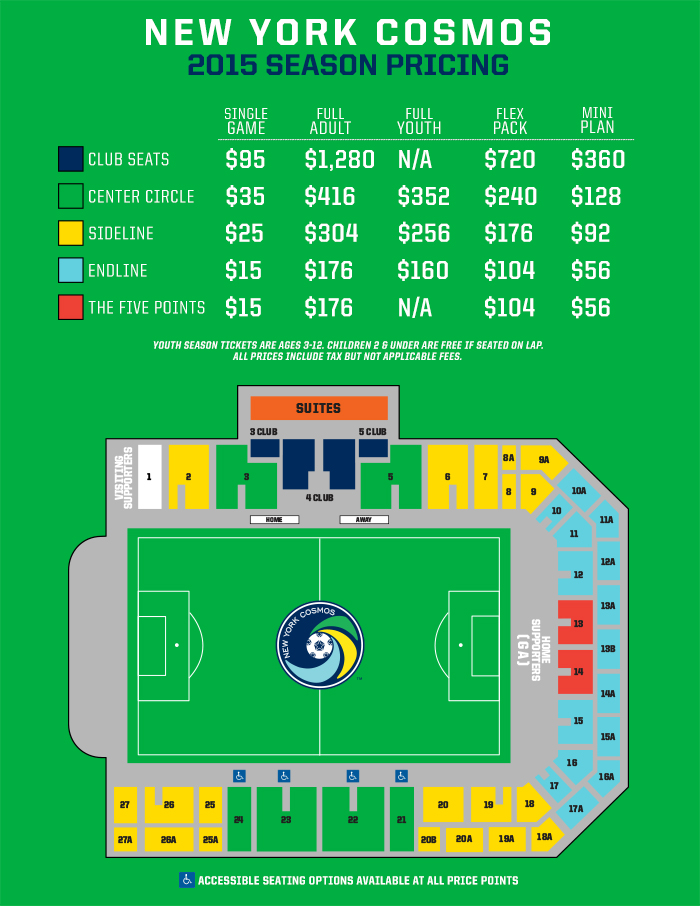 Cosmos Seating Chart