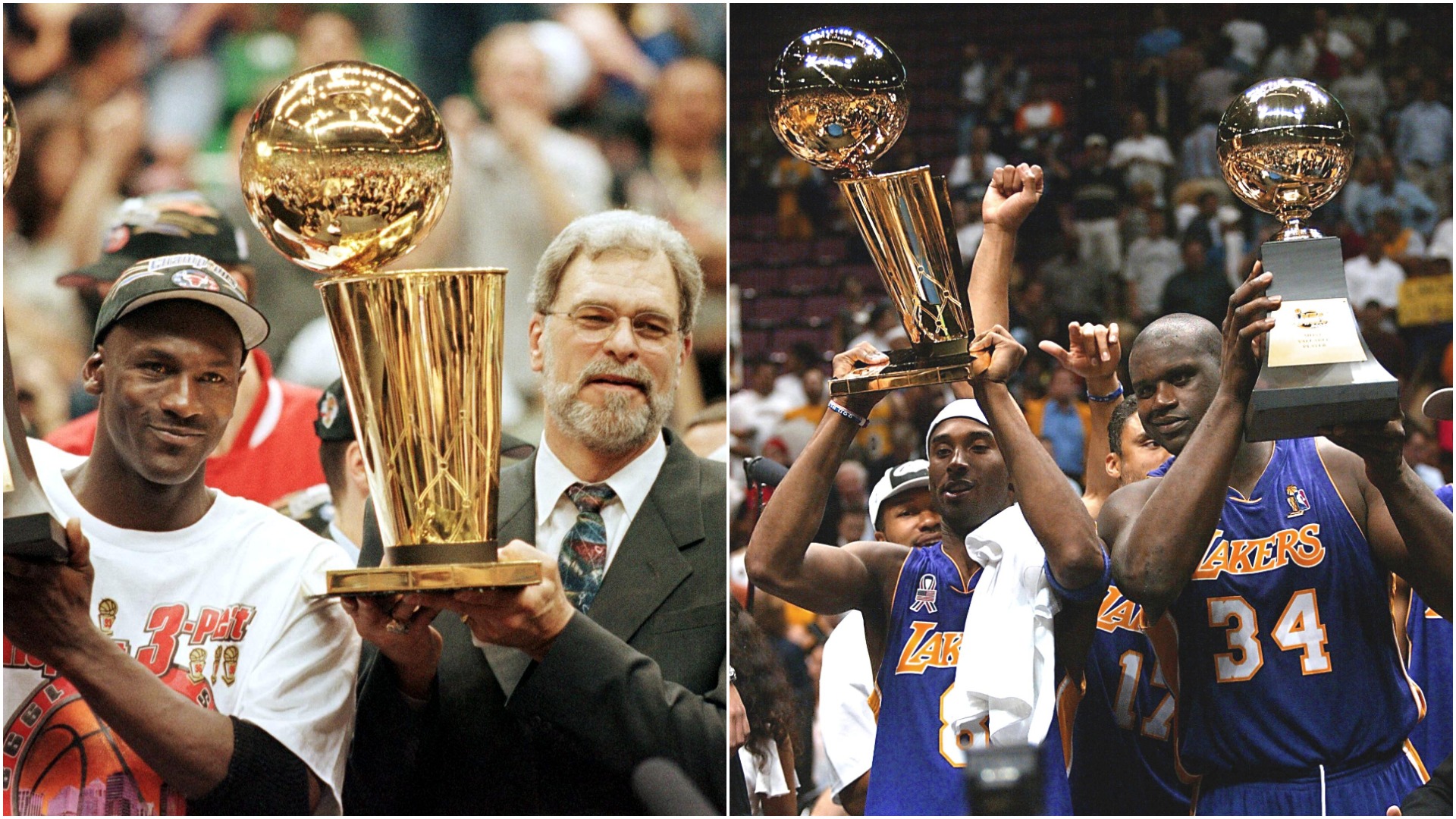 Jordan's Bulls and Kobe's Lakers: The three-peat teams Golden State is trying to emulate
