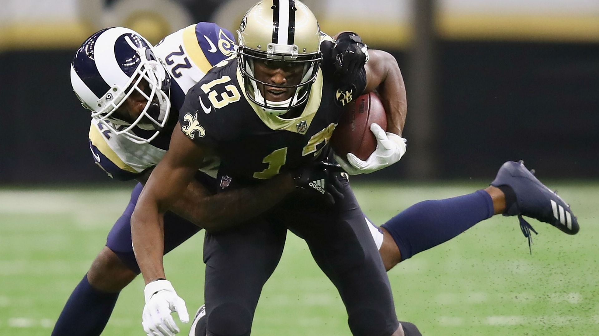 Rams CB Marcus Peters has a message for Saints coach Sean Payton: Tell him 'to keep talking that s--'