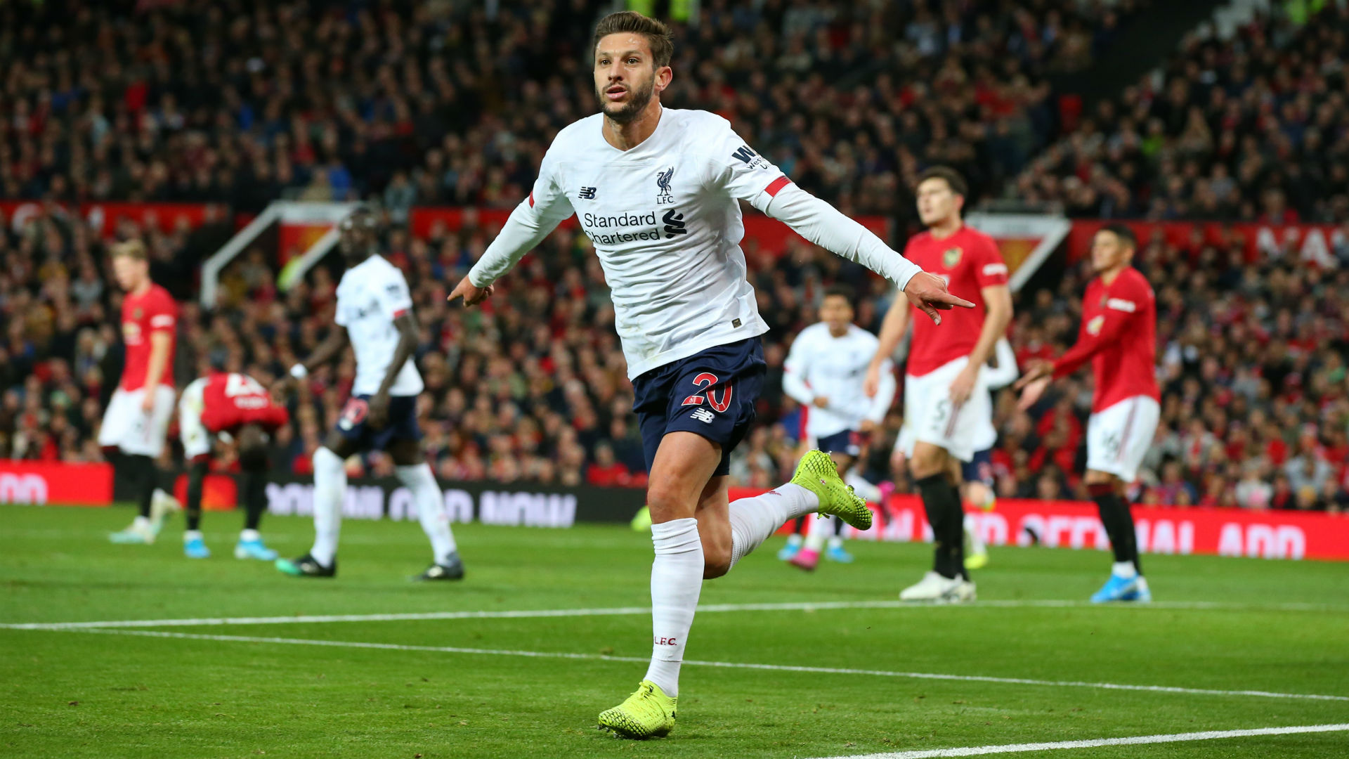 Manchester United 1-1 Liverpool: Lallana rescues point but Reds' winning streak comes to an end