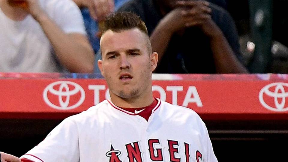 Angels teammates give Mike Trout messy birthday gift | MLB | Sporting News