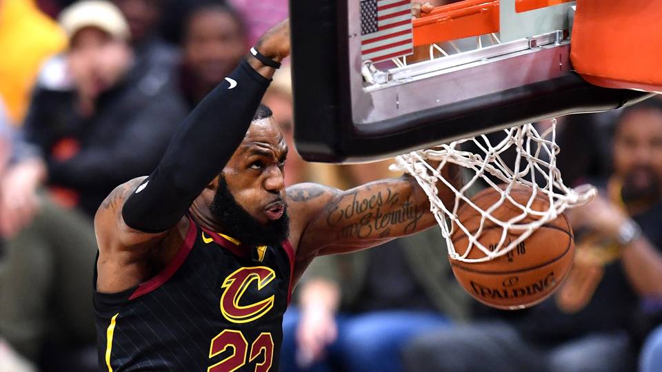 lebron james 2018 finals stats