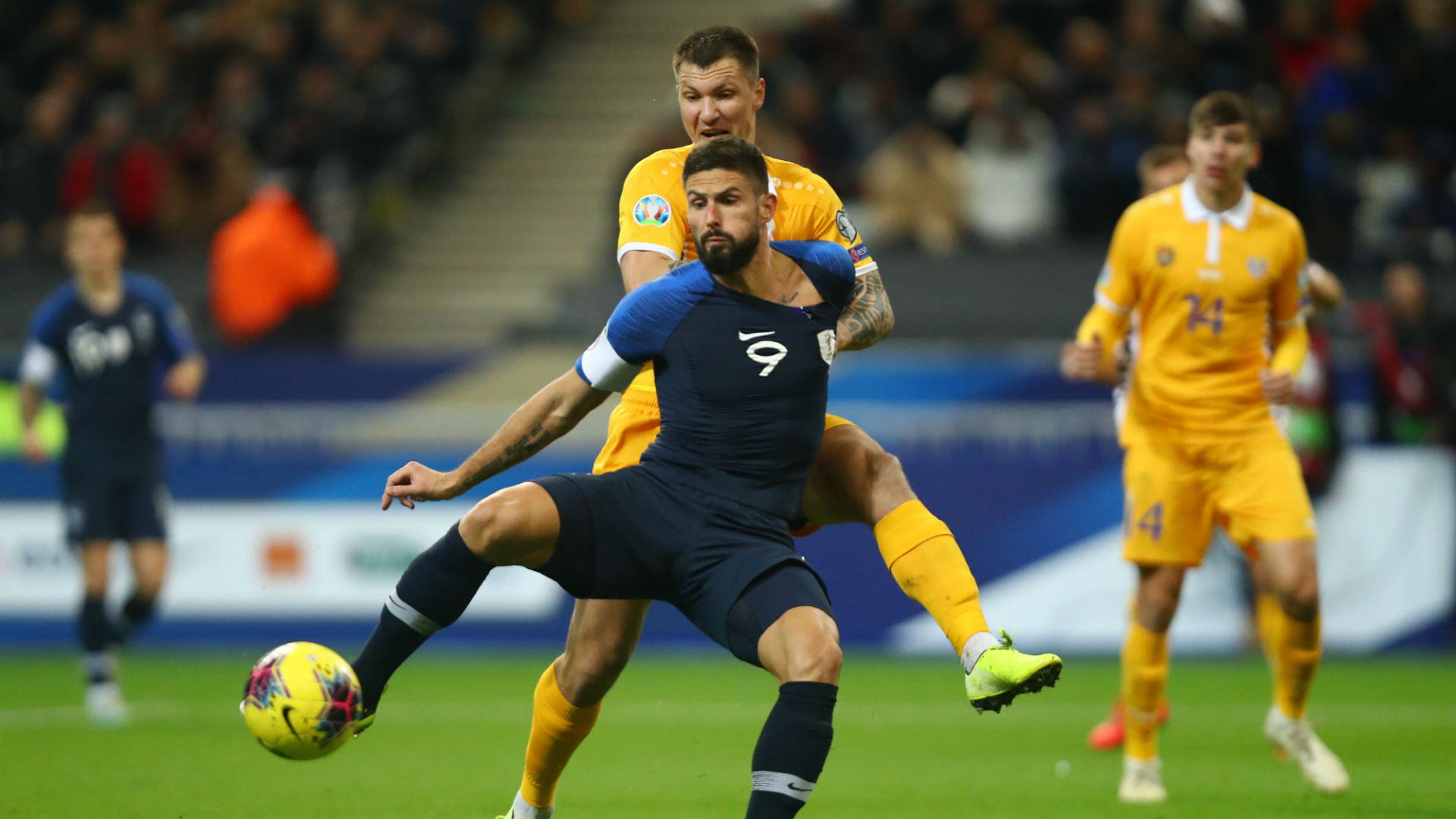 France 2-1 Moldova: Giroud penalty marks Euro 2020 qualification in style