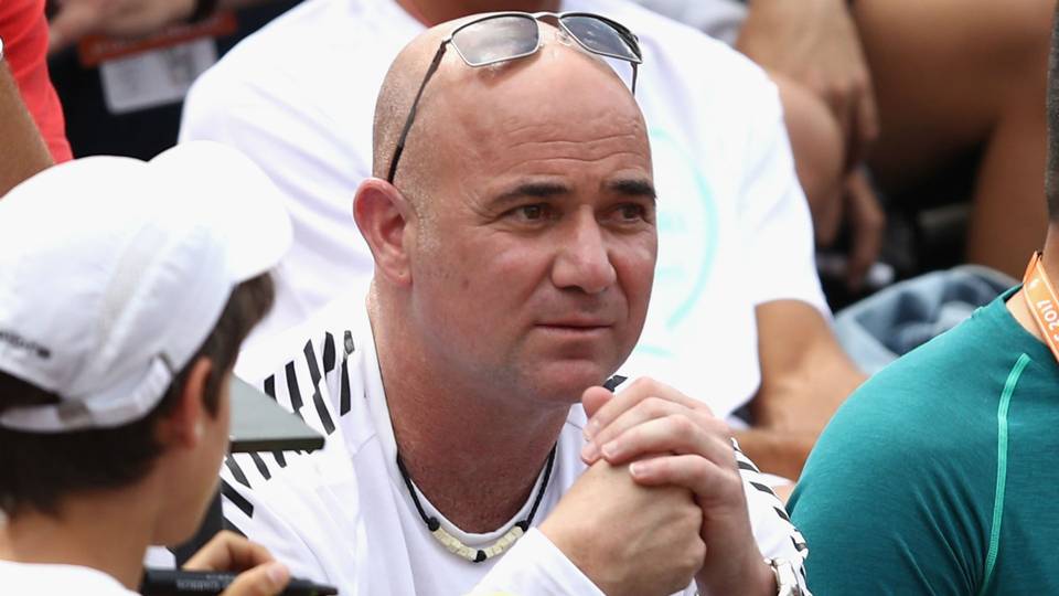 Image result for agassi coaching djokovic