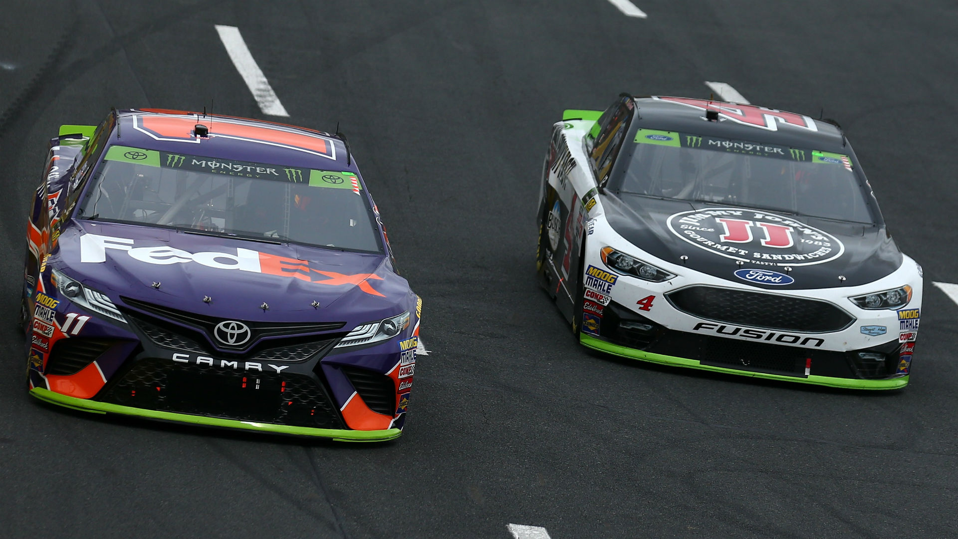 Kevin Harvick on Denny Hamlin's comments: 'Sometimes you've got to keep your mouth shut'