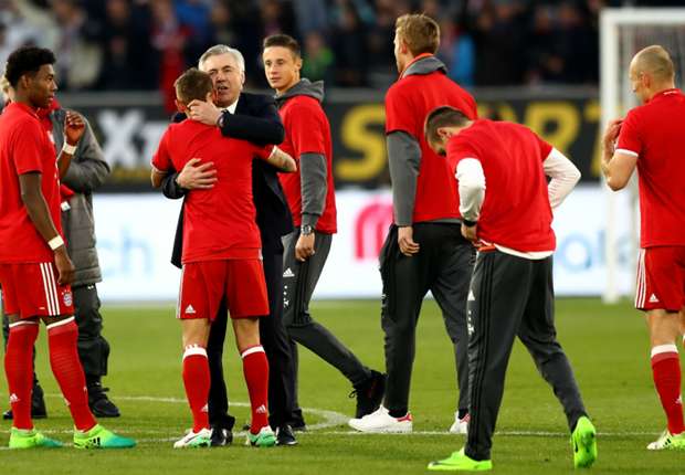 'I'm very lucky' - Ancelotti thanks Bayern Munich 'family' after securing Bundesliga title