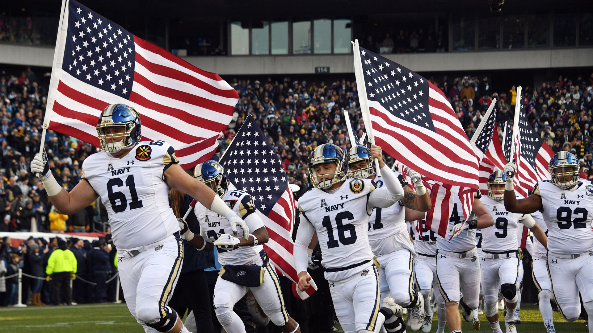 Navy's defense extends past the football field for Saturday's matchup