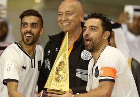 Xavi wins first trophy with Al Sadd