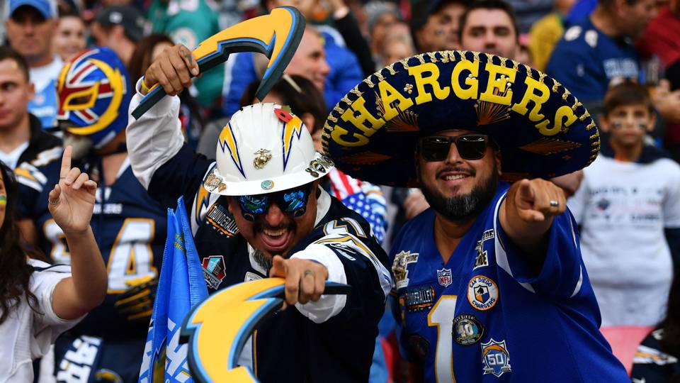 WATCH Chargers fans everywhere go crazy after beating Chiefs NFL