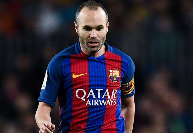 Barcelona star Andres Iniesta