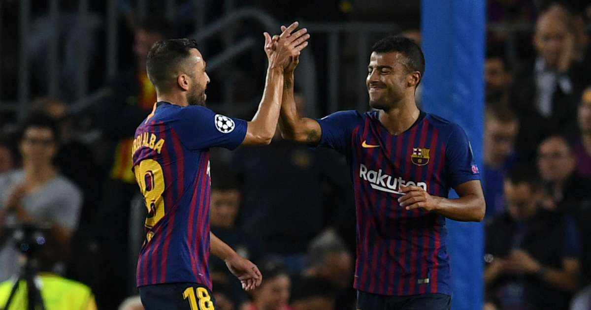 Barcelona 2 Inter 0 Rafinha Helps Down Old Club As Injured Messi Watches On
