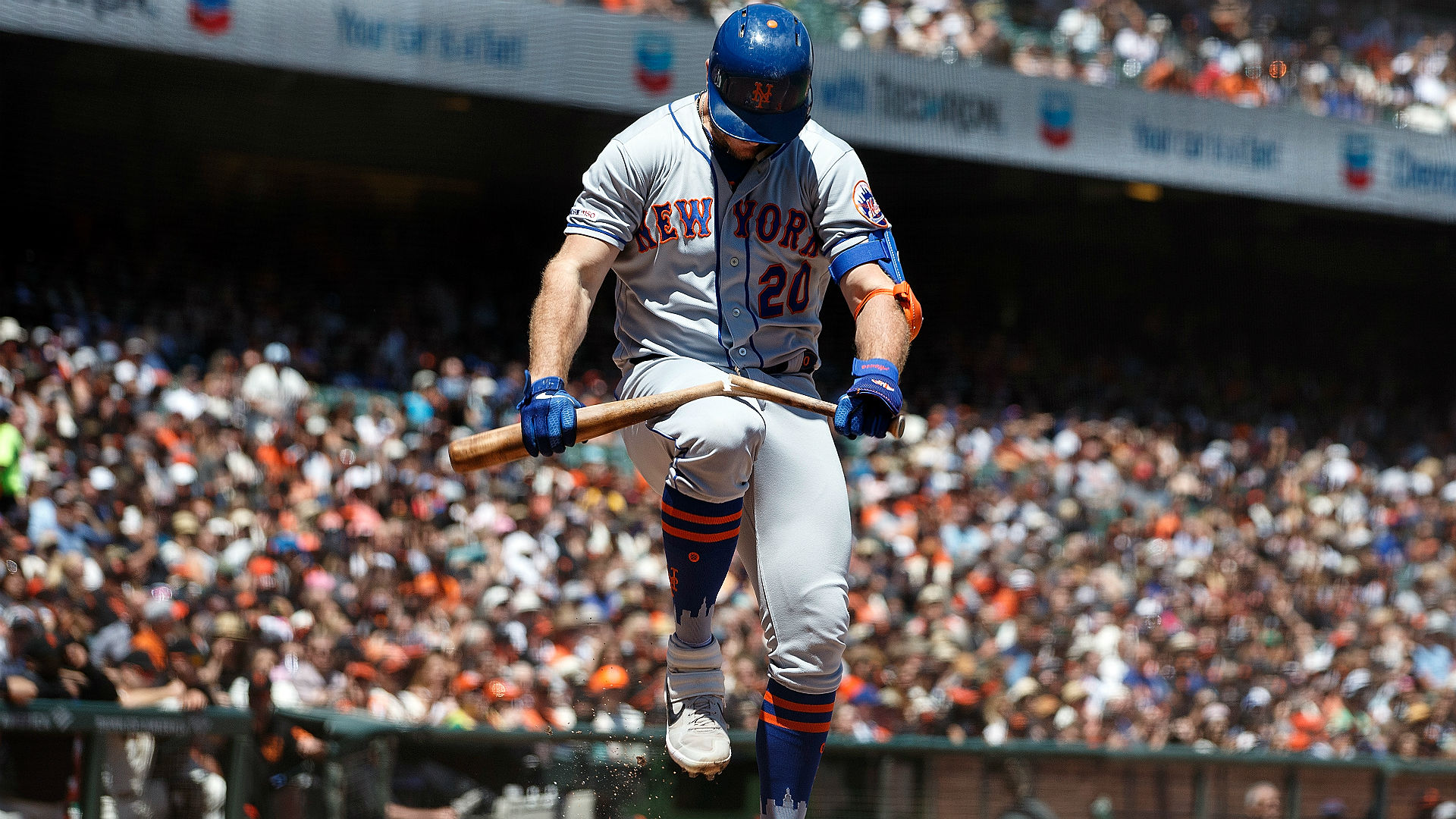 Mets' Pete Alonso on breaking bat over his knee: 'I know I'm better than that'