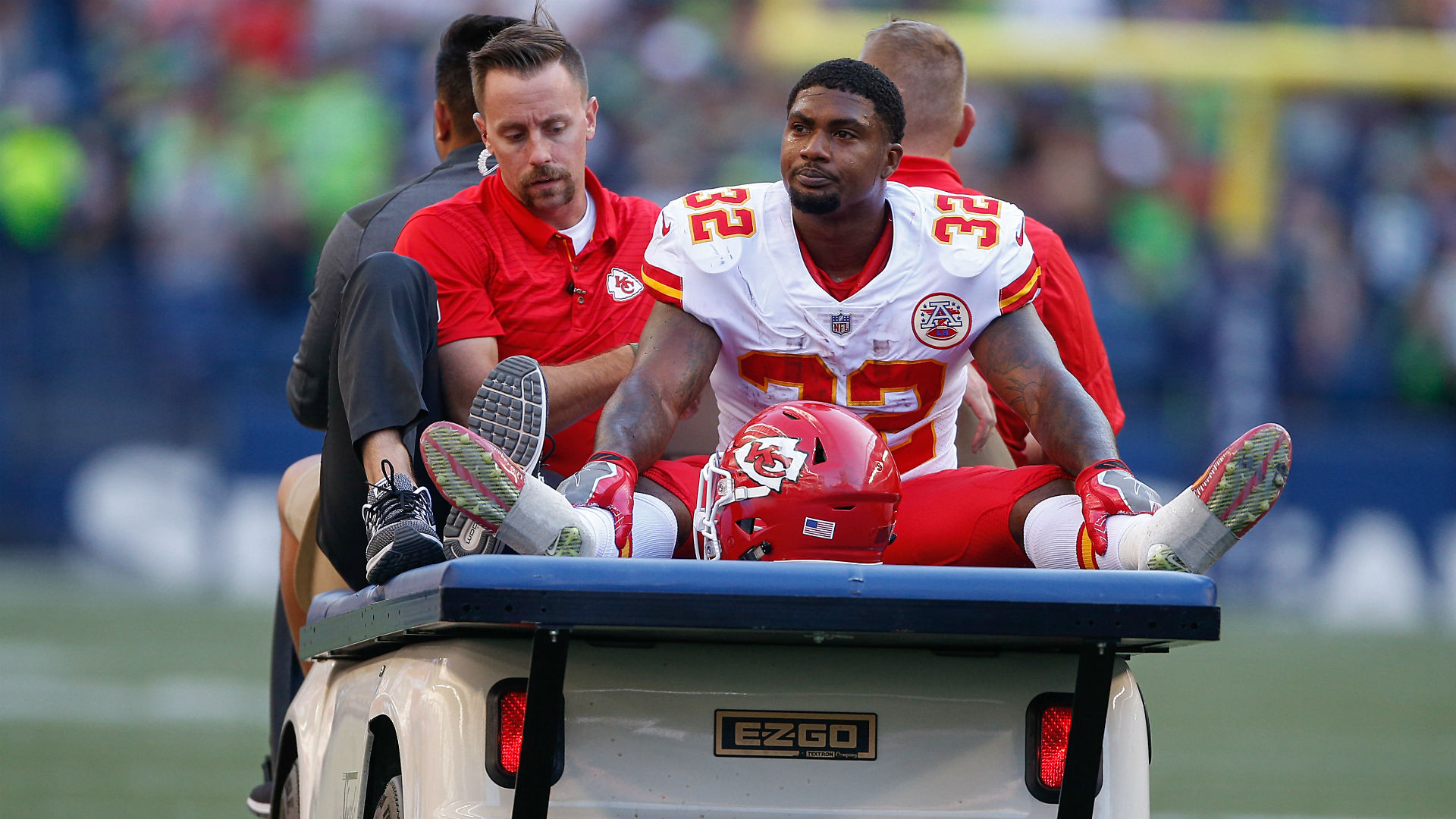 Chiefs starting RB Spencer Ware sprains right knee