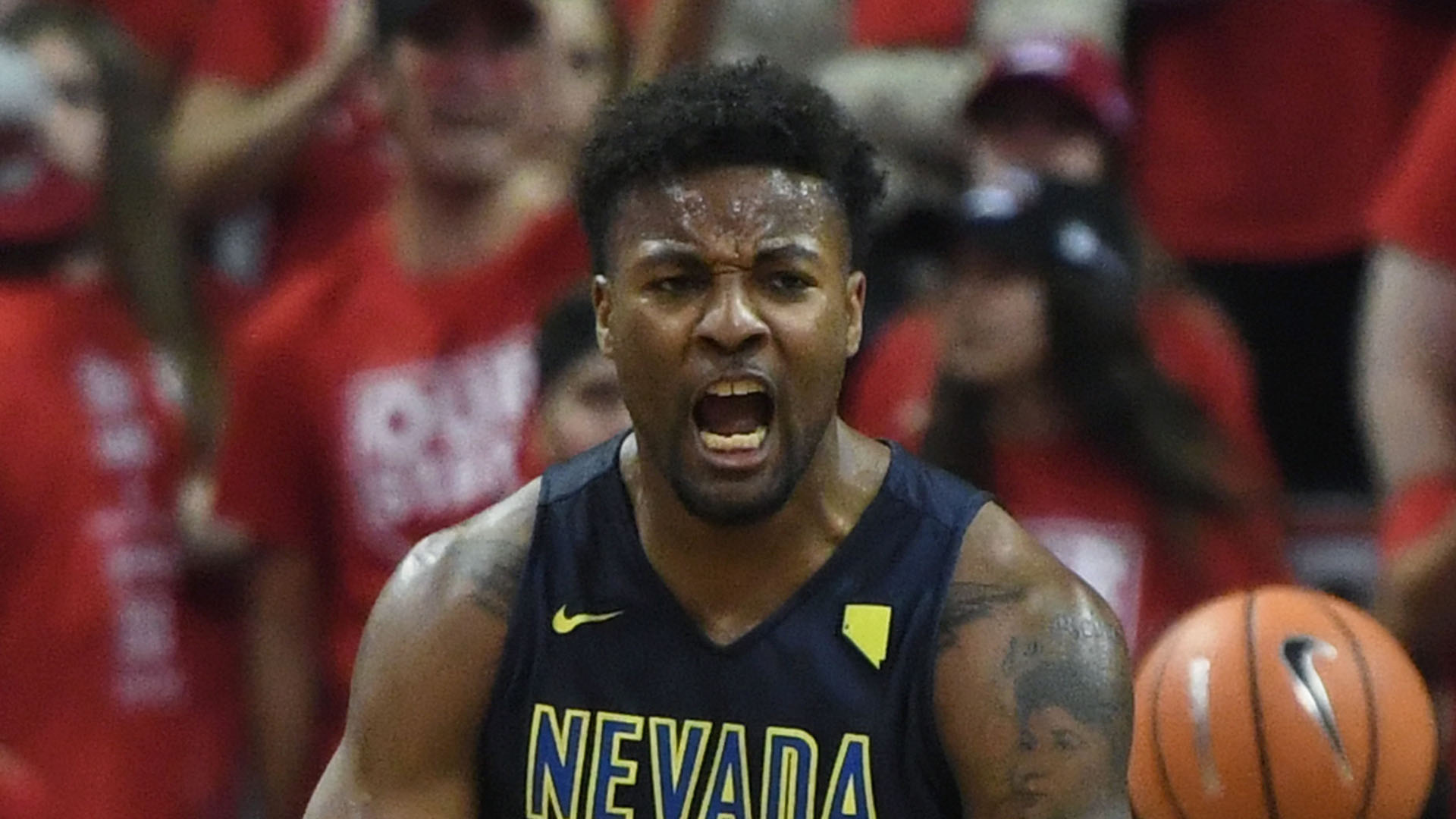 Tempers flare outside locker rooms after Utah State upsets No. 12 Nevada