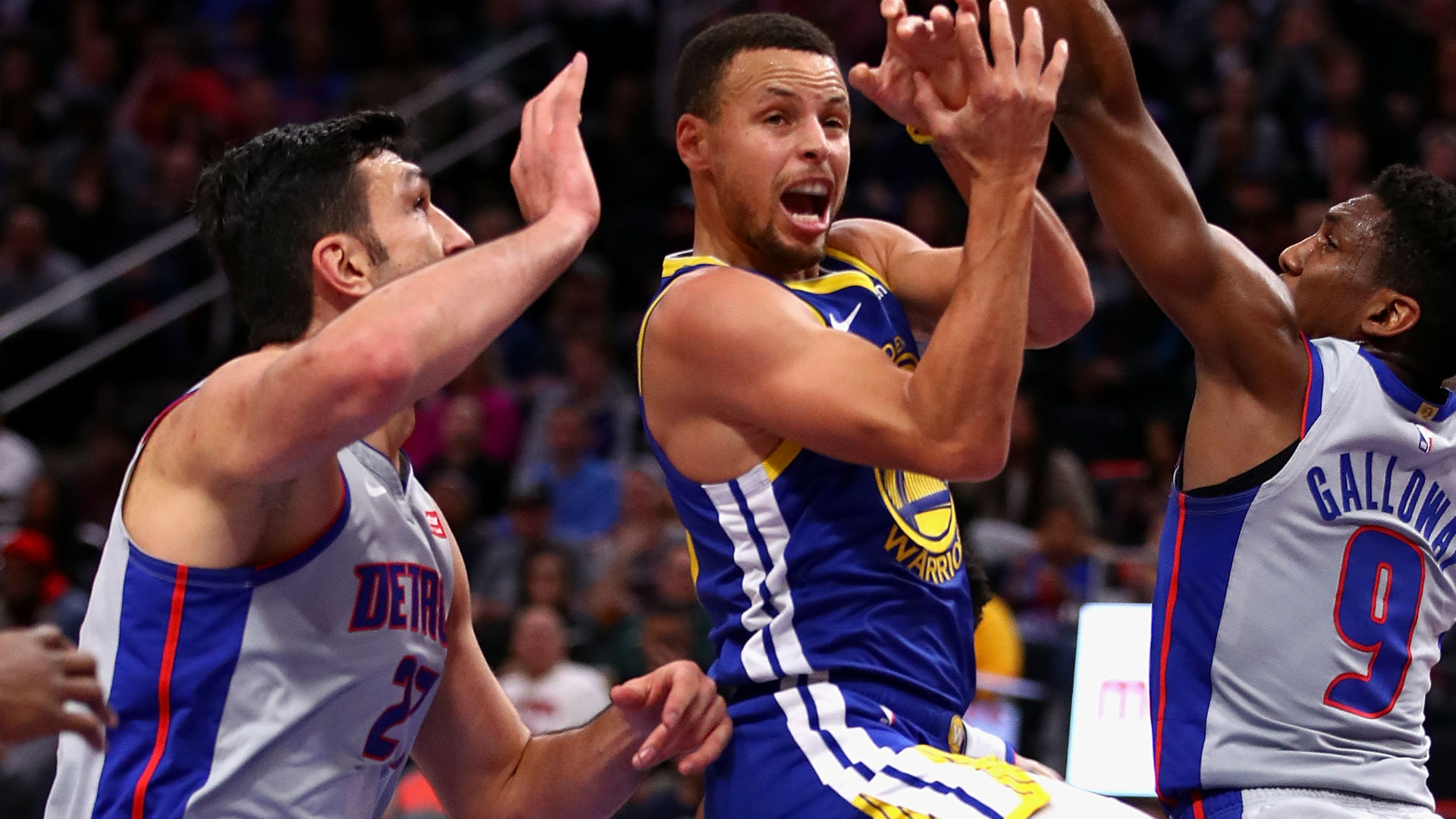 NBA wrap: Warriors fall to Pistons in Stephen Curry's return