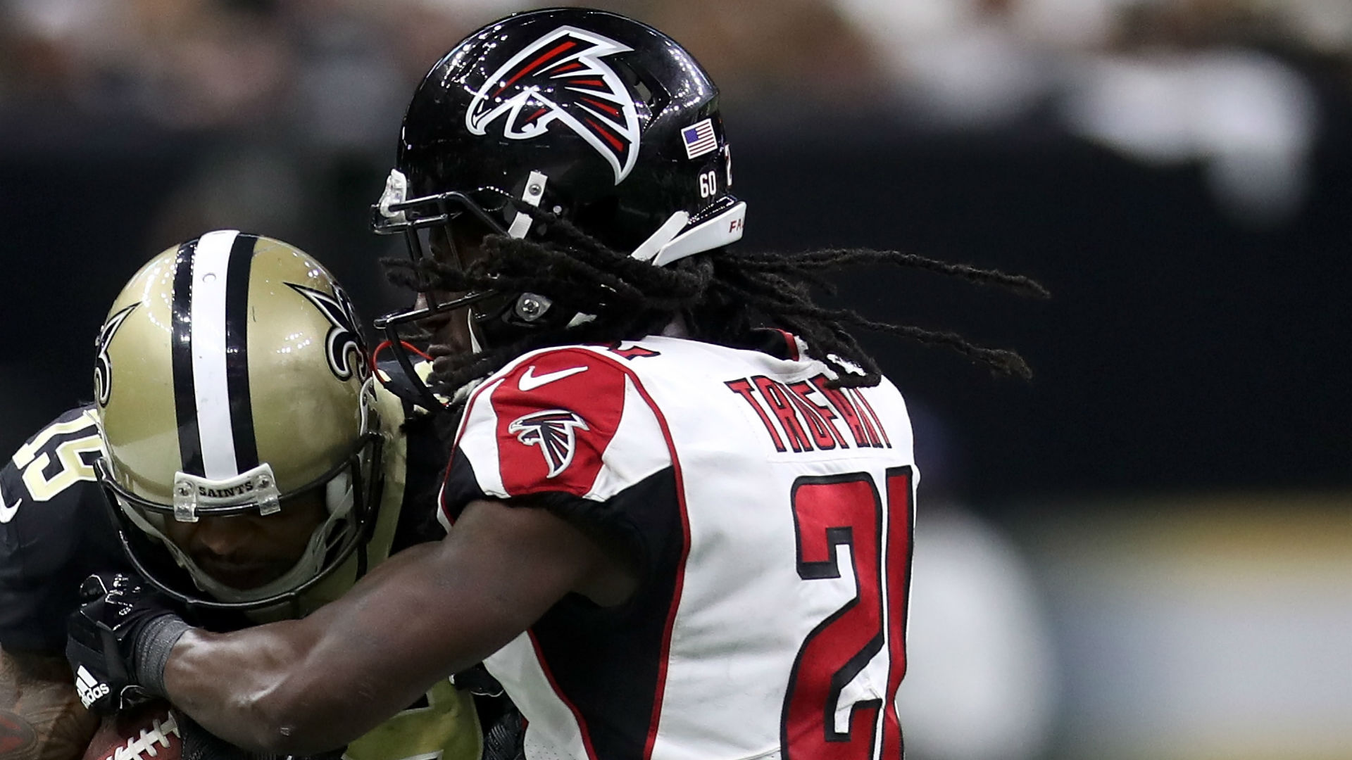 Falcons CB Desmond Trufant fined for failed punch attempt on Michael Thomas, report says