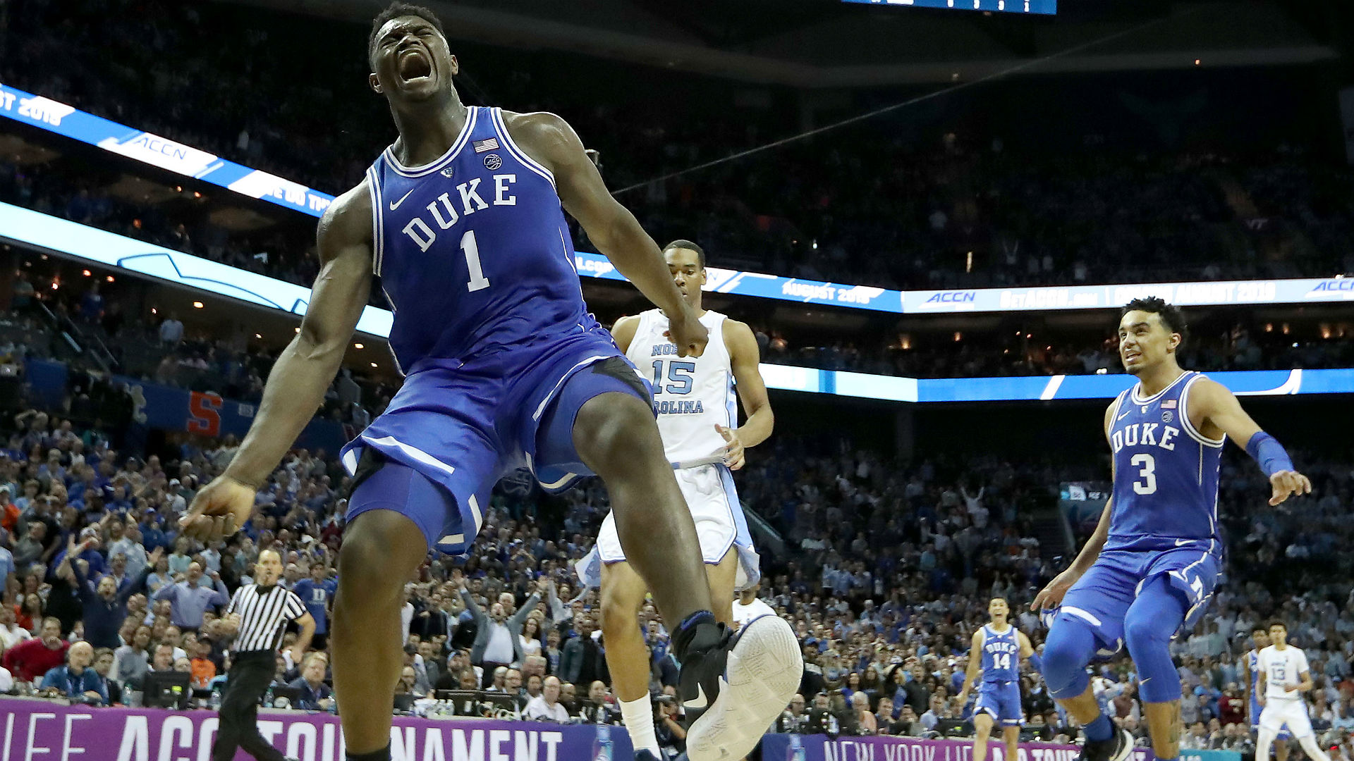 Zion Williamson Hits Game Deciding Shot Over Rival North Carolina