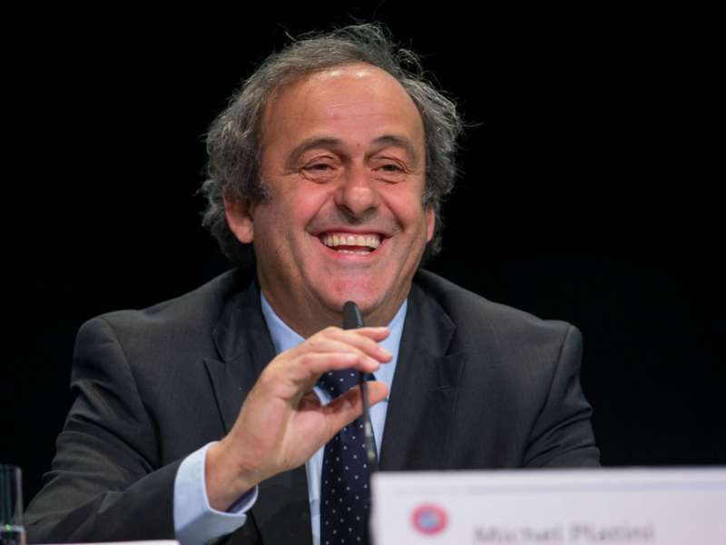 UEFA president Michel Platini