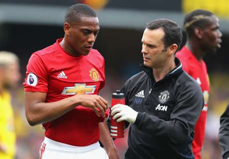 Martial to miss Leicester clash