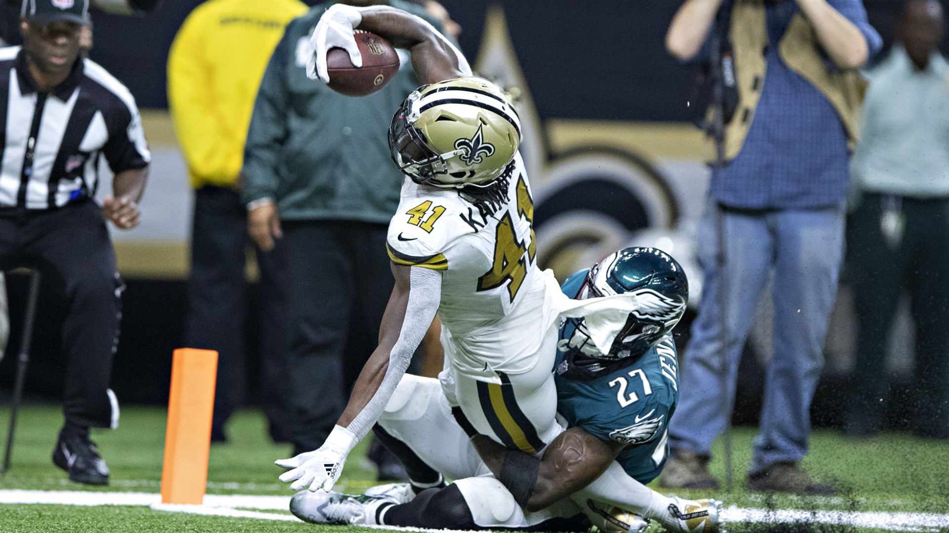 Malcolm Jenkins Flipped Off Sean Payton After Late Touchdown Malcolm Jenkins Flipped Off Sean Payton After Late Touchdown