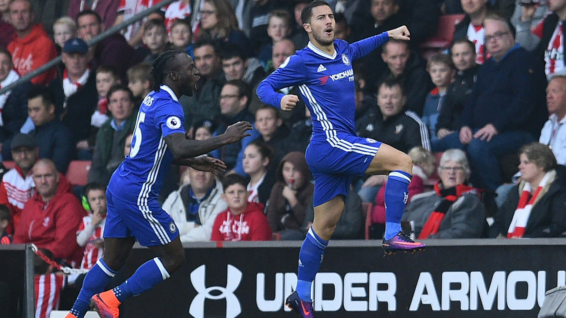 Southampton 0 Chelsea 2: Hazard and Costa keep Conte's side rolling