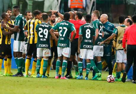 Brawl erupts after Palmeiras win