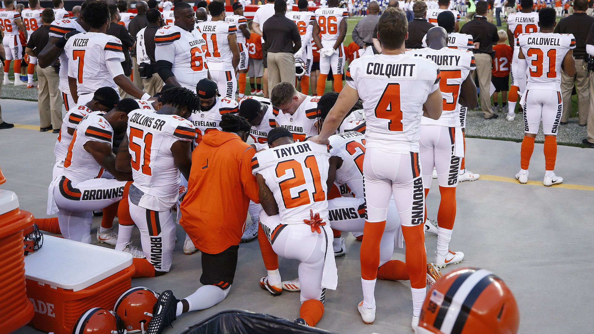 Cleveland Police Protesting National Anthem Because Browns Players Protested Anthem