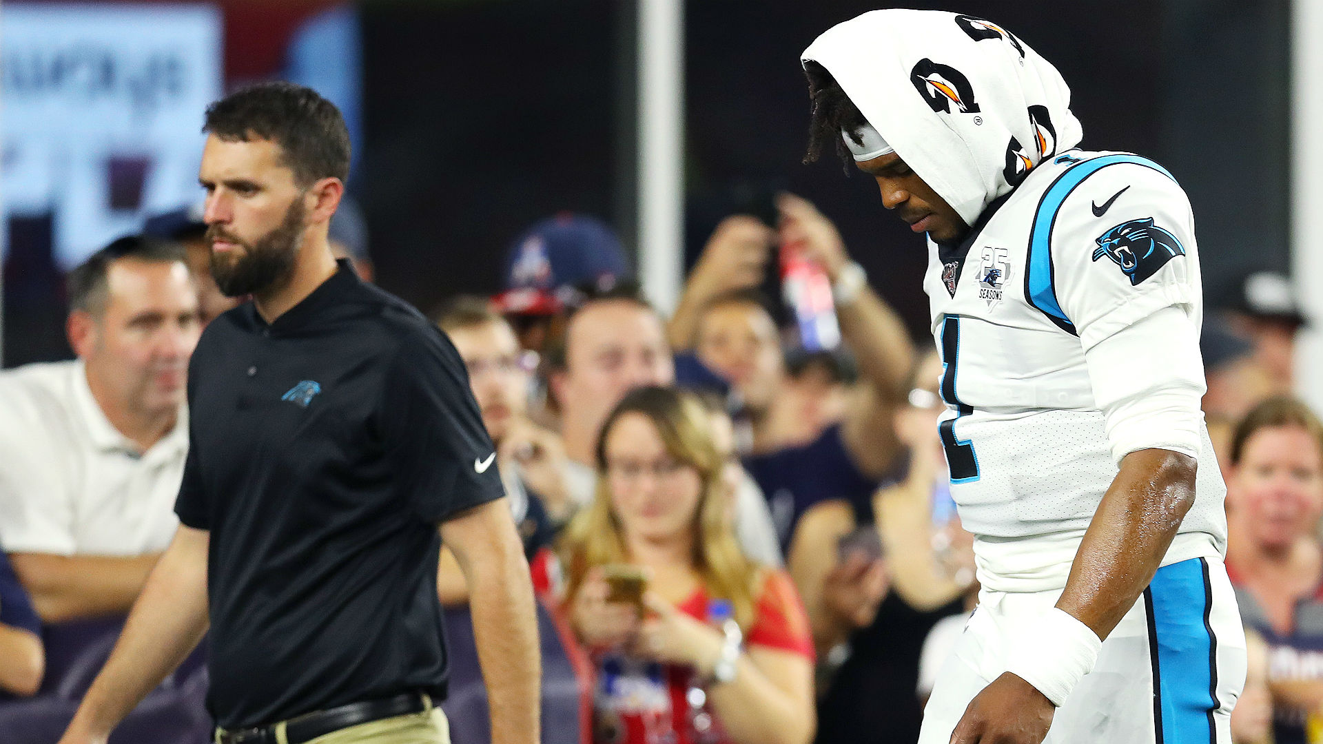 Cam Newton injury update: Panthers 'cautiously optimistic' QB (foot) will be ready for Week 1