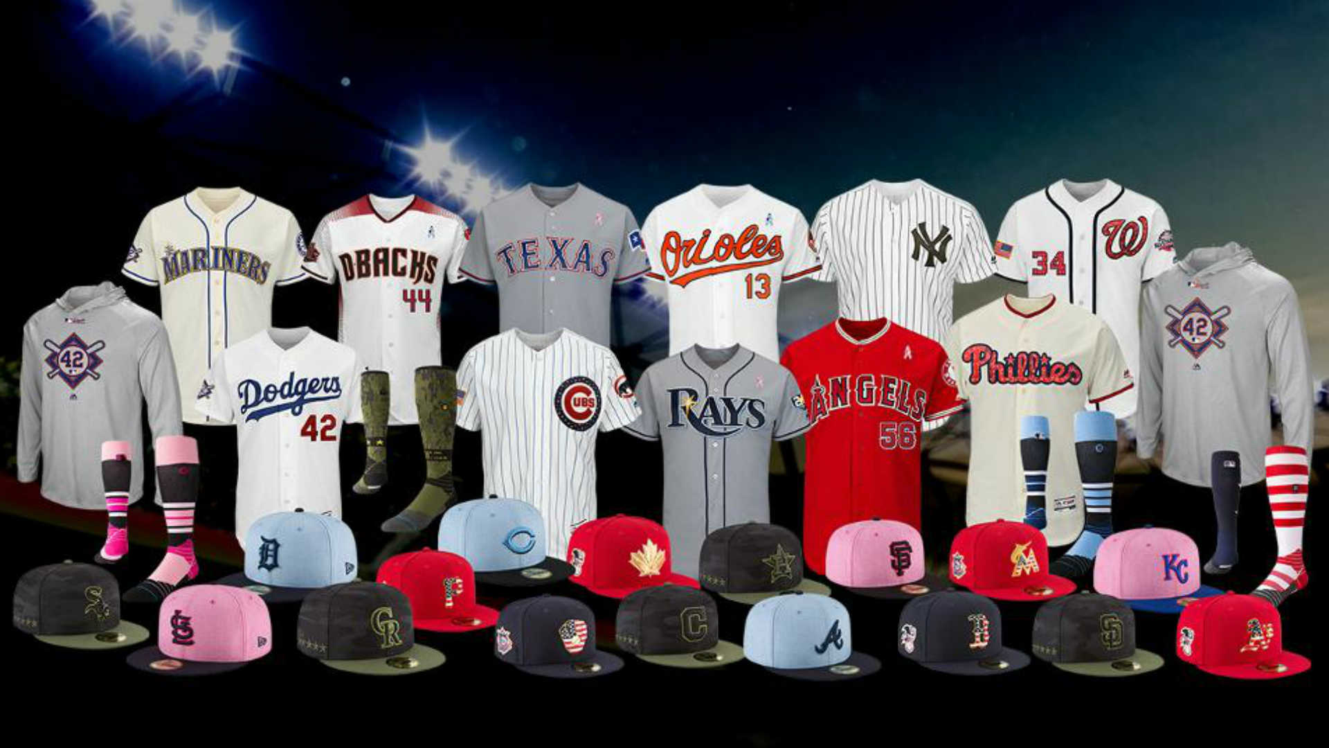 MLB unveils holiday, specialevent uniforms for 2018 MLB Sporting News