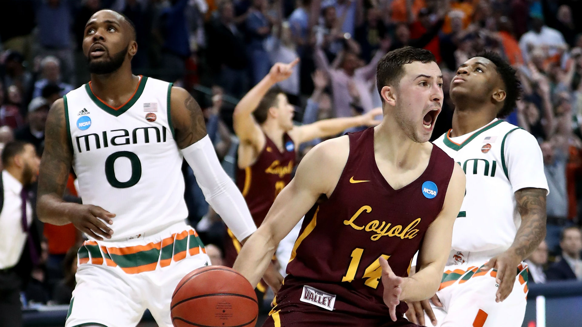 11-seed Loyola Chicago upsets Miami with 28-foot shot at buzzer 11-seed Loyola Chicago upsets Miami with 28-foot shot at buzzer