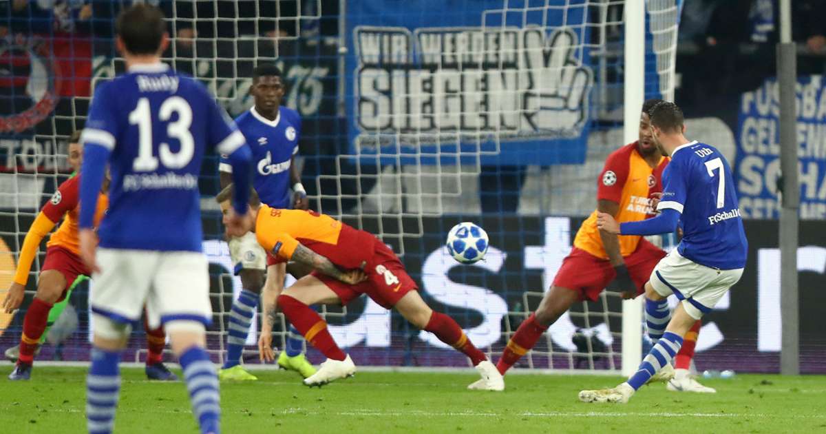 Schalke 2 Galatasaray 0 Germans Tighten Grip On Second Place