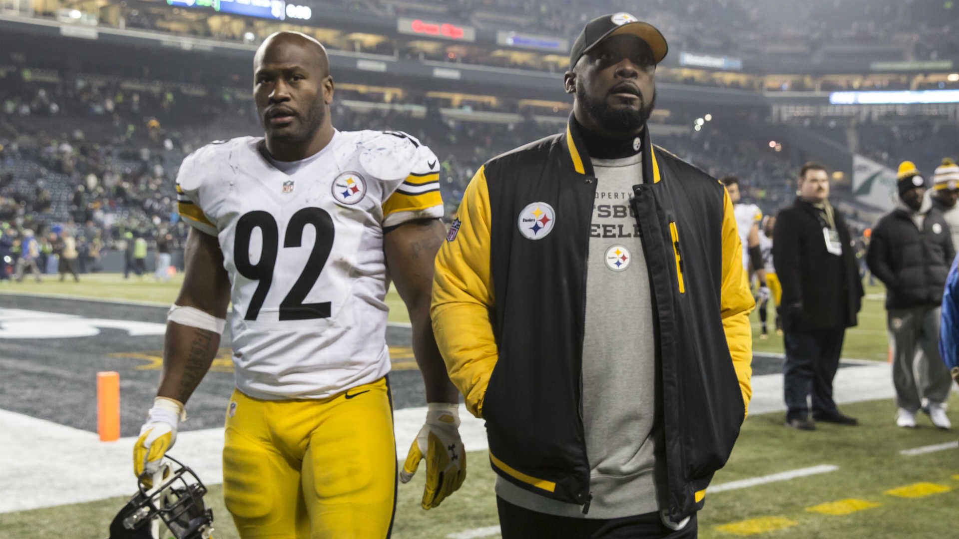 Steelers coach Mike Tomlin addresses not playing James Harrison