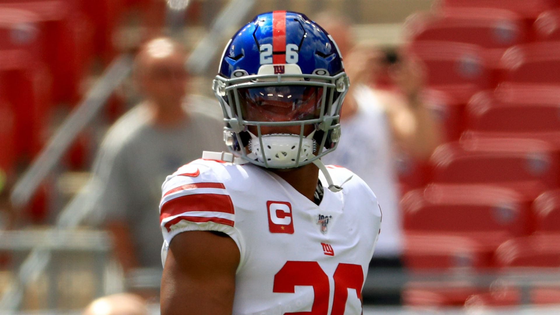 Saquon Barkley injury update: Giants star (ankle) running, but not practicing yet