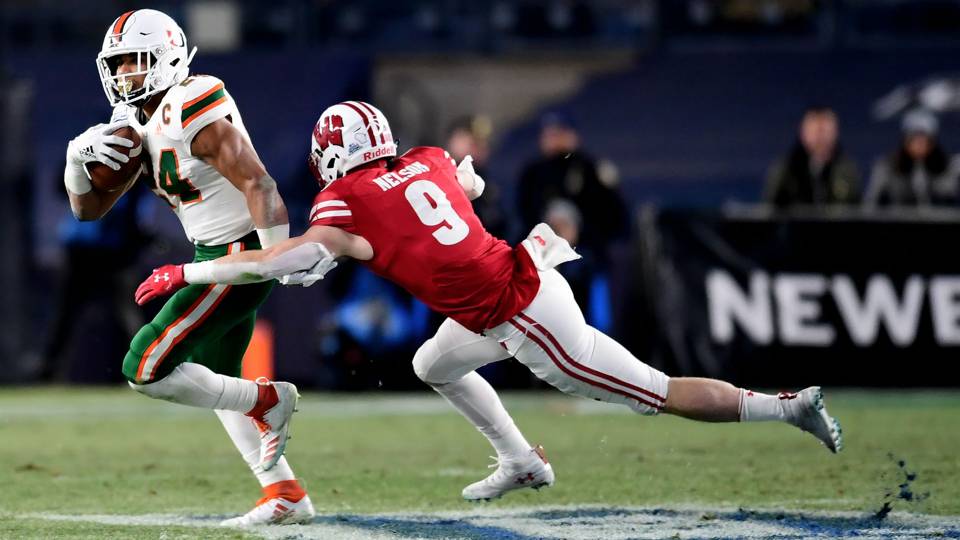 miami ad calls blowout bowl loss to wisconsin unacceptable ncaa