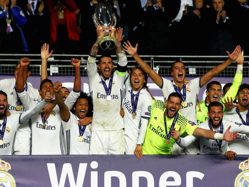 Ramos revels in Real Madrid's extra-time Super Cup victory
