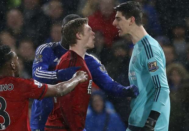 West Brom players tried to provoke us - Courtois