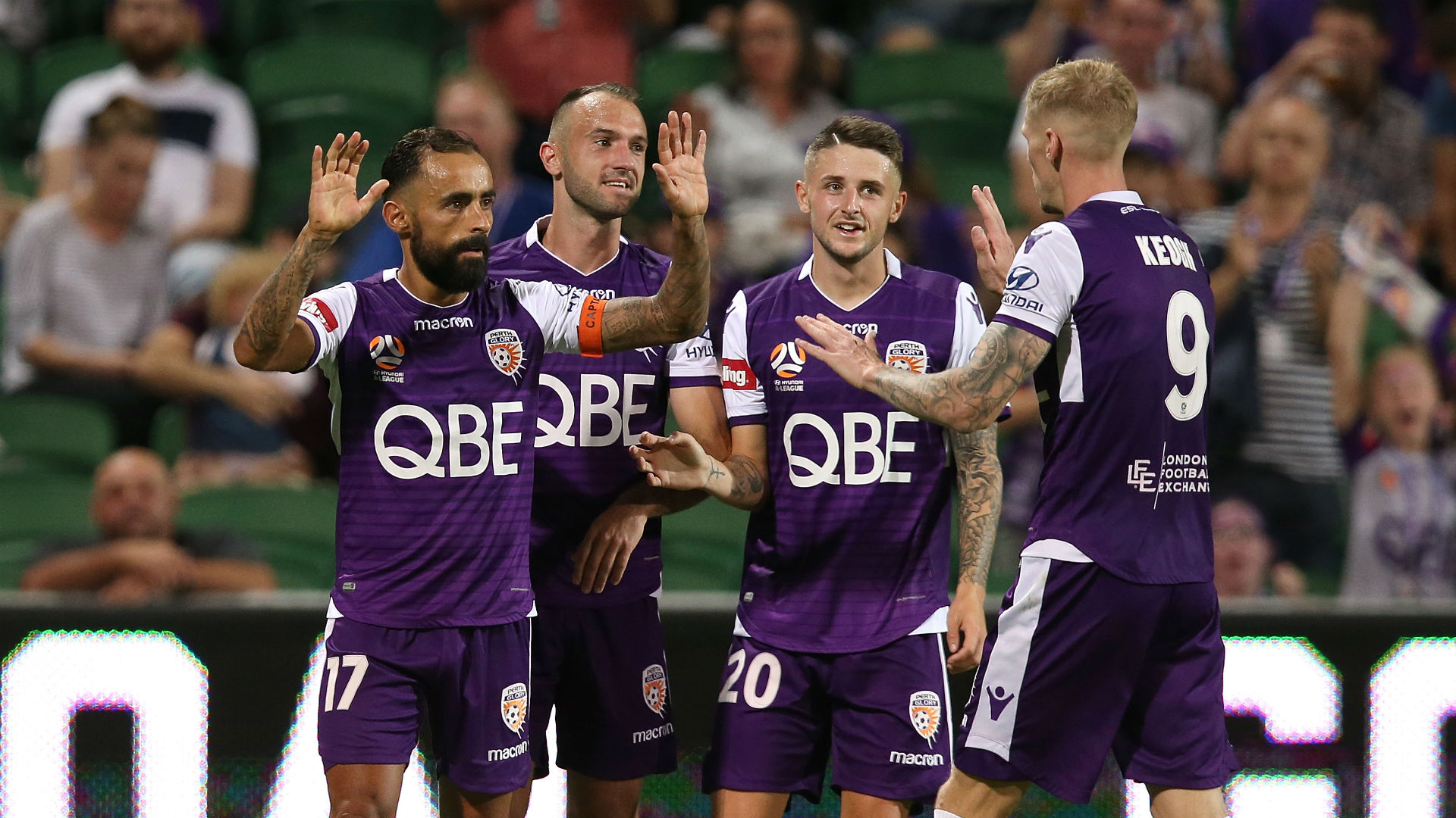 Perth Glory finish regular season with Wellington Phoenix demolition job Perth Glory finish regular season with Wellington Phoenix demolition job