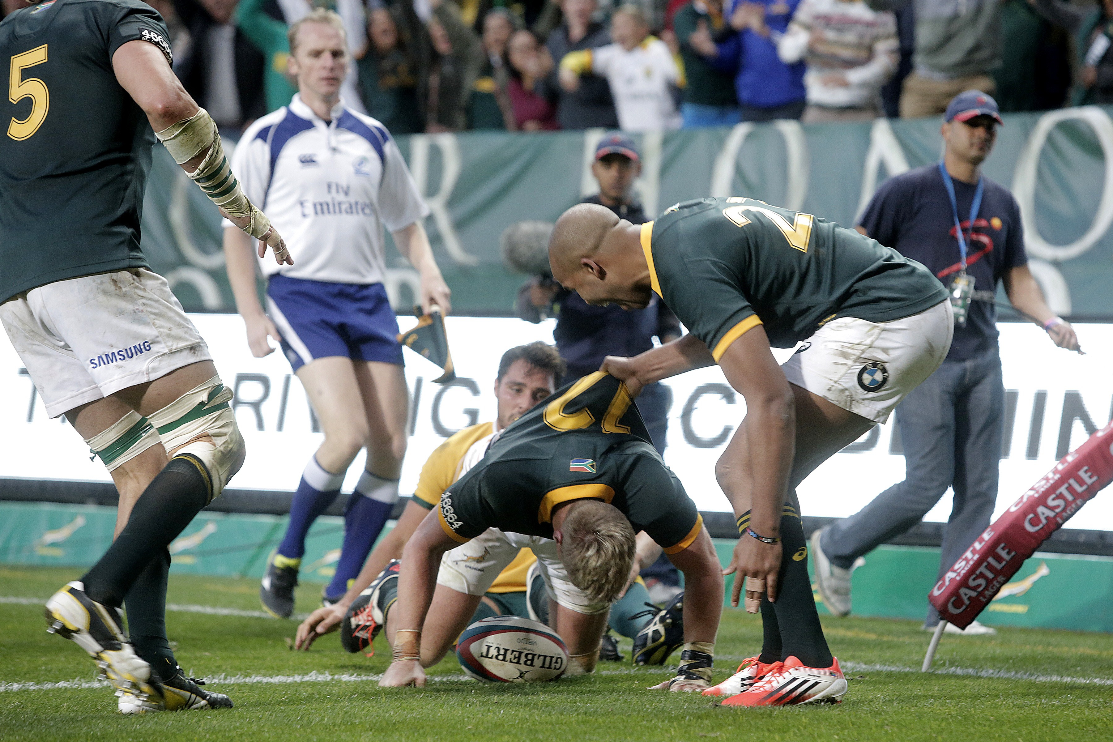 Rugby South Africa fight back to beat Australia in Rugby Championship