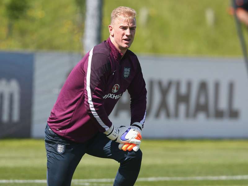 England goalkeeper Joe Hart