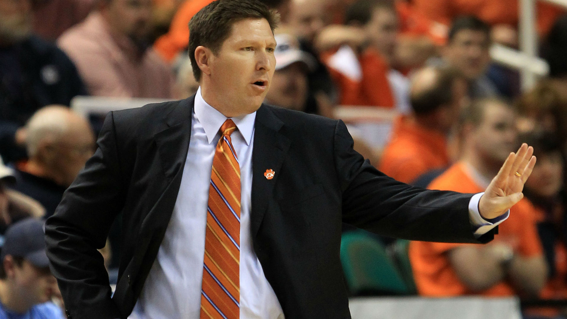 Watch Clemson Coach Angrily Confront Roy Williams After UNC's OT Win