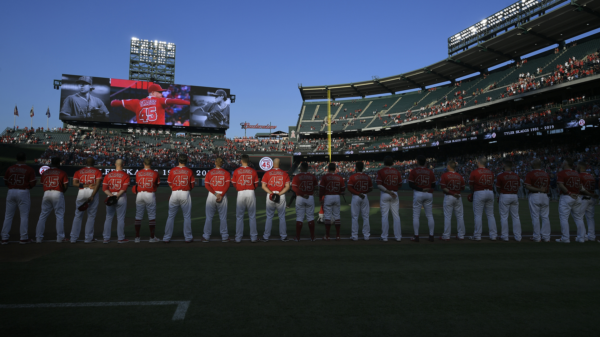 Angels honor Tyler Skaggs' memory with no-hitter
