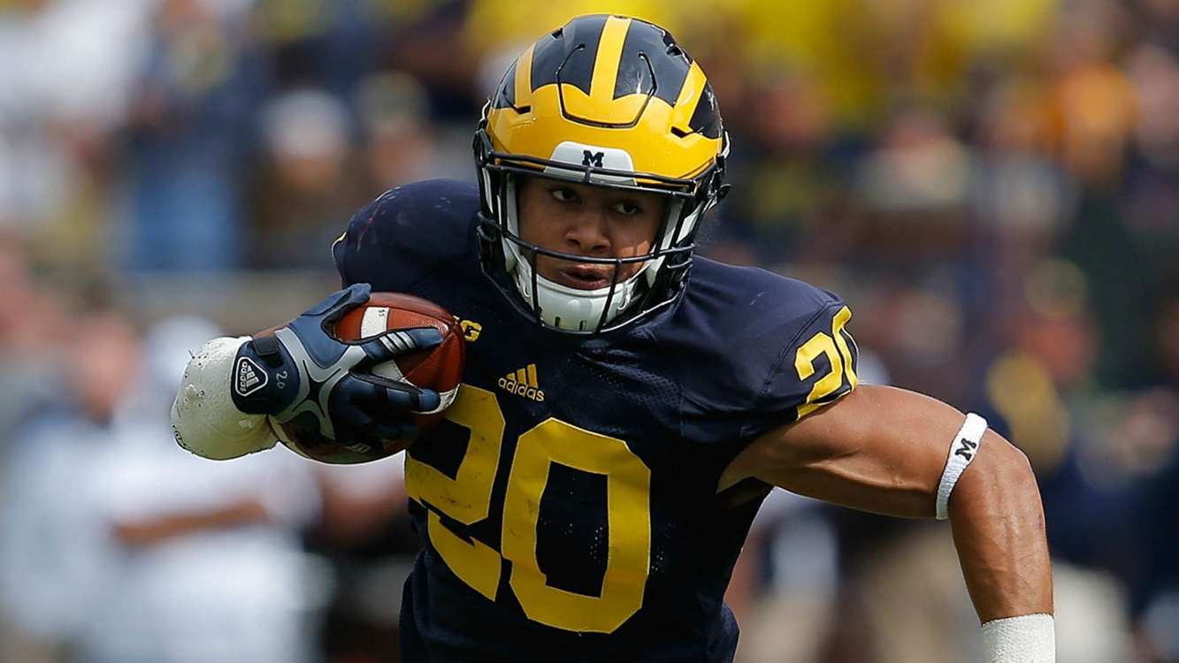 Other Michigan RB Drake Johnson run over by forklift 