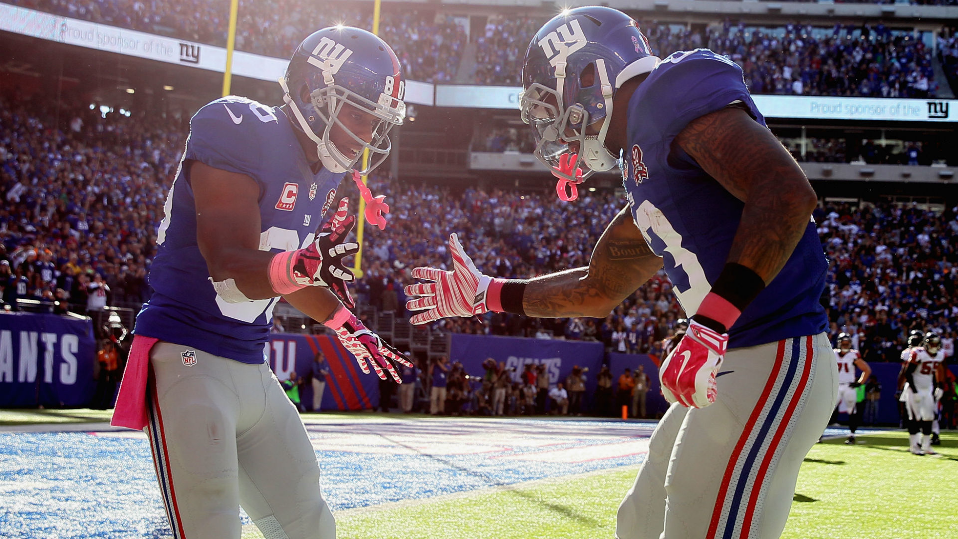 giants optimistic about injured odell beckham jr victor cruz nfl